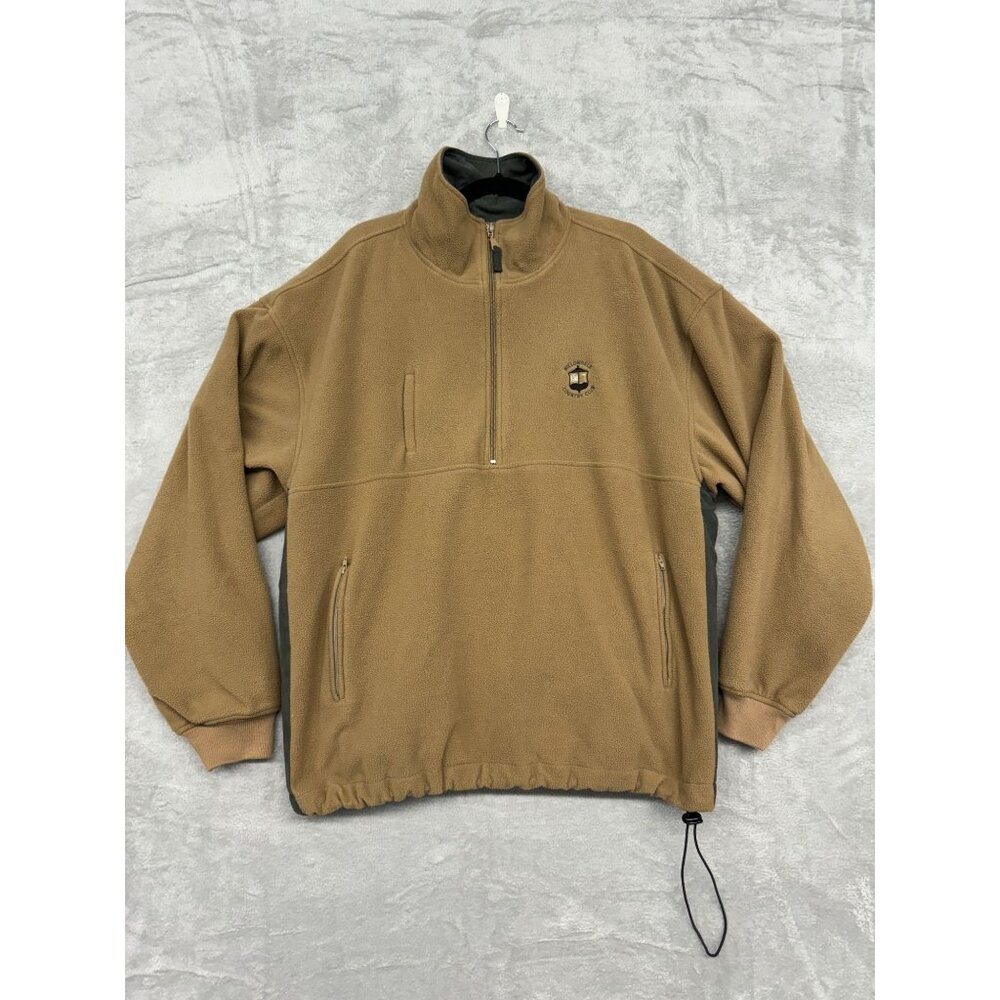 WILLOWDALE COUNTRY CLUB RARE TWO-TONE 1/4 ZIP PULLOVER XL FLEECE